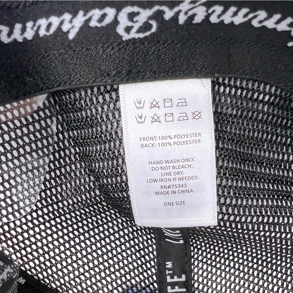 TOMMY BAHAMA CAP/HAT, LOBSTER LOGO, BLACK COOL MESH,ADJUT STRAP, COCKTAIL RECIPE - Picture 9 of 13